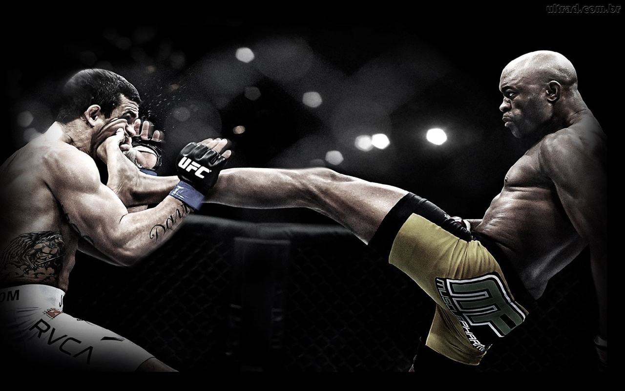 Популярный UFC боец Андерсон Силва. Паук