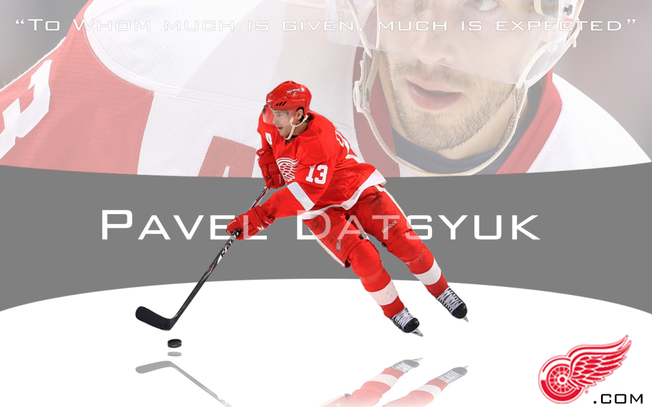 Известный Хоккеист из Детройта Павел Дацюк