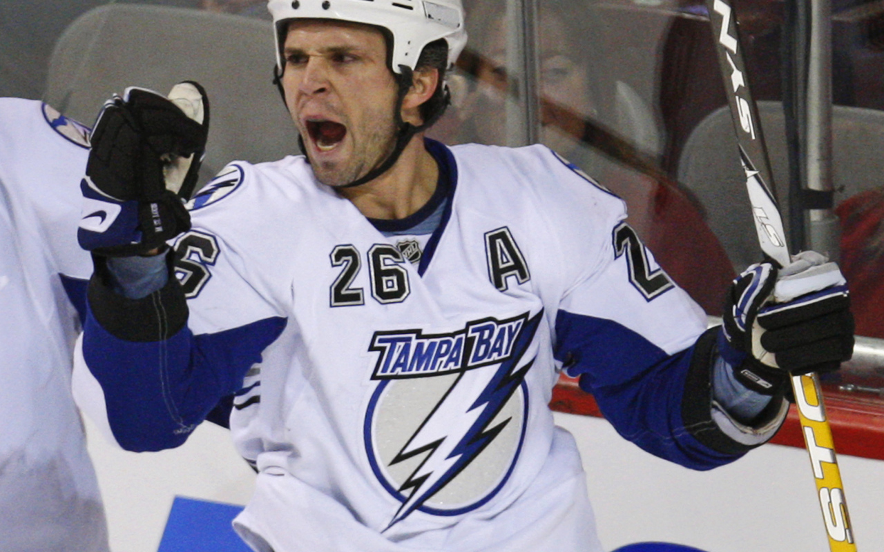 Мартин Сент-Луис на льду