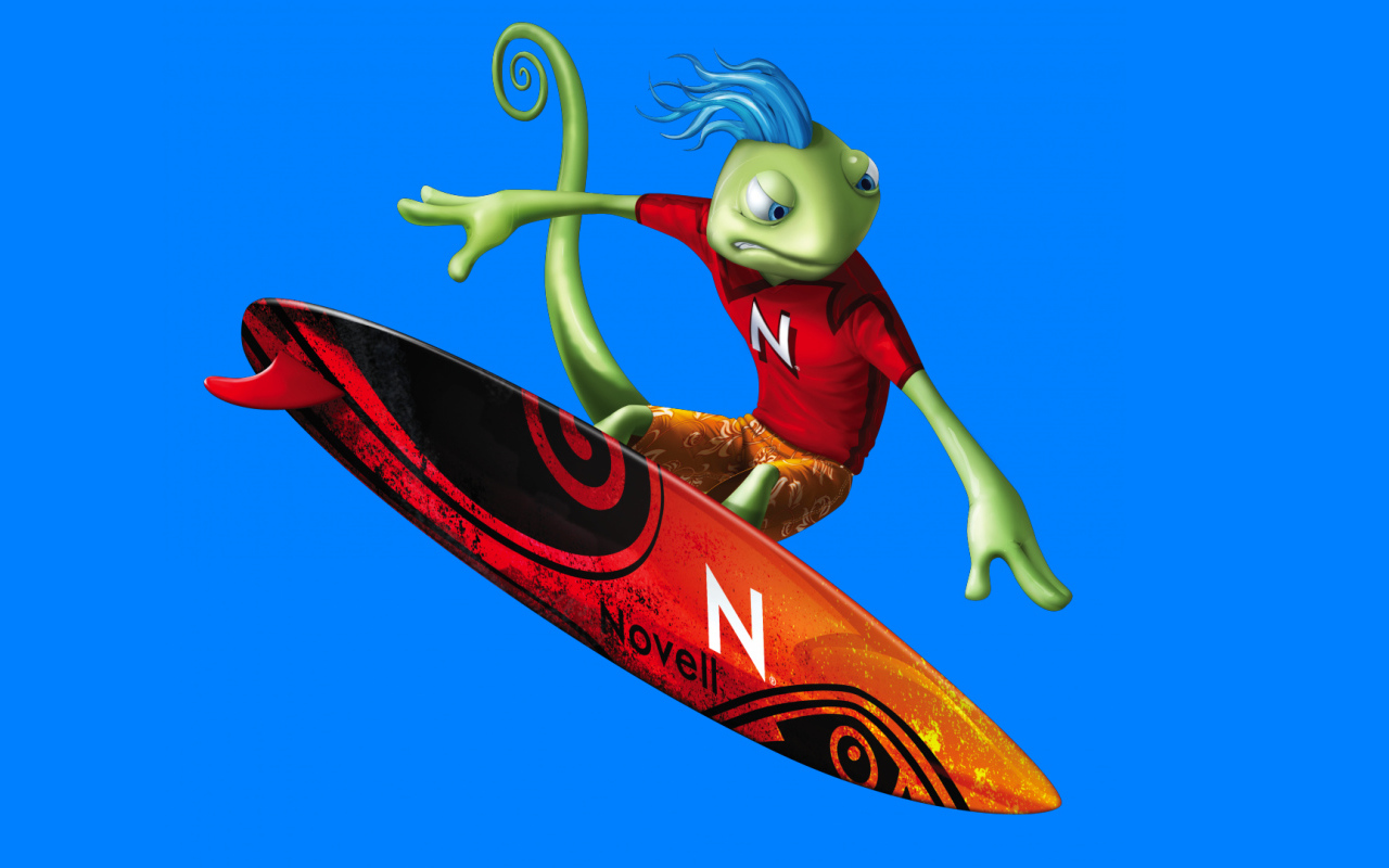 Ящерица серфер