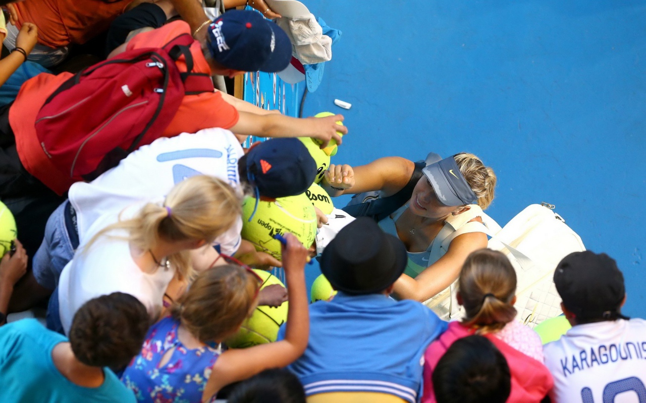 Мария Шарапова и её поклонники