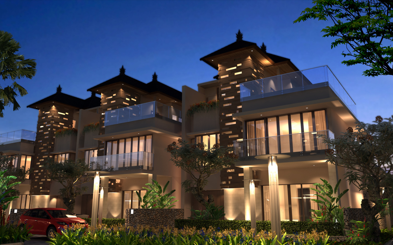 Жилой дом на курорте Бали