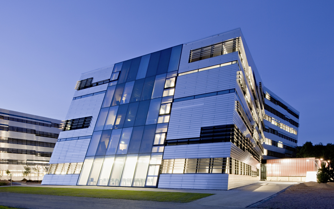 Красивое здание в городе Линц, Австрия