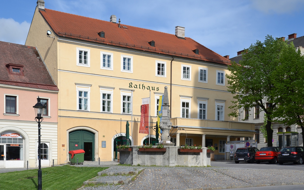 Кафе в городе Гайнберг, Австрия