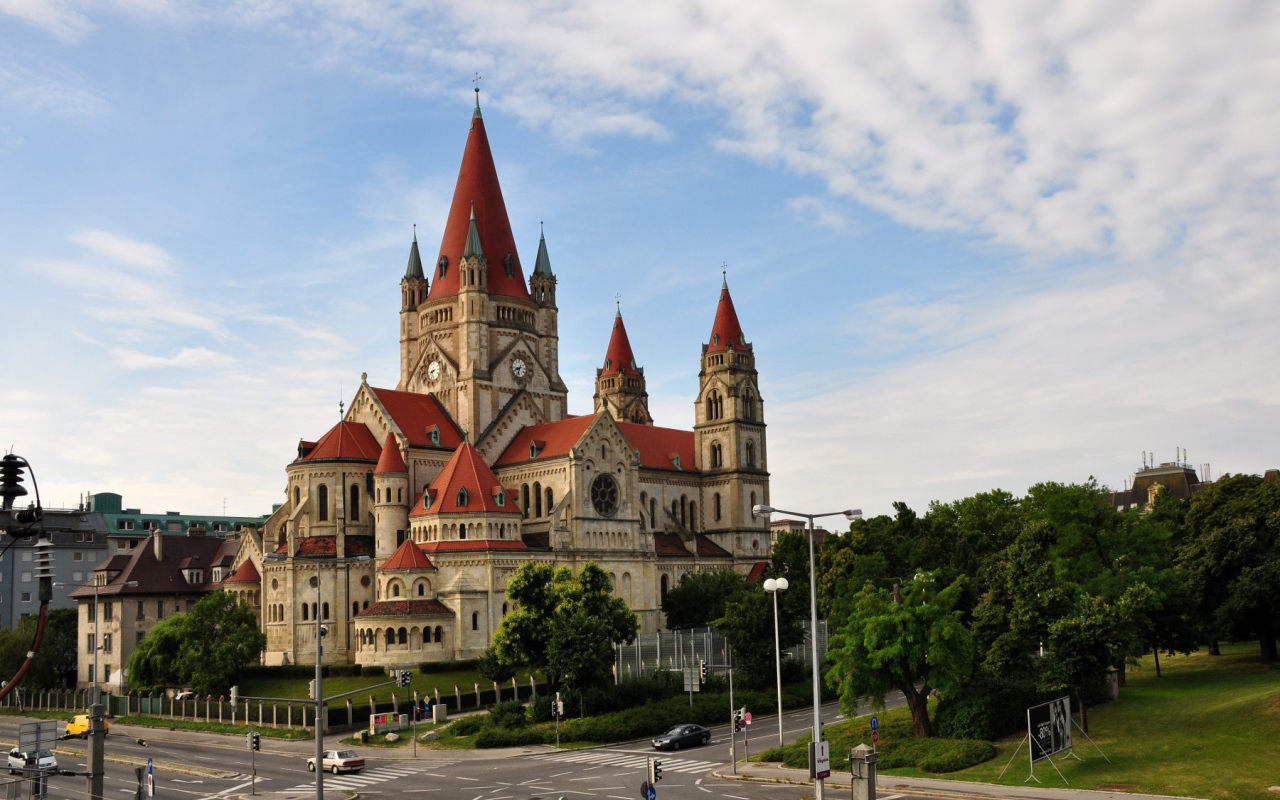 Собор в городе Вена, Австрия
