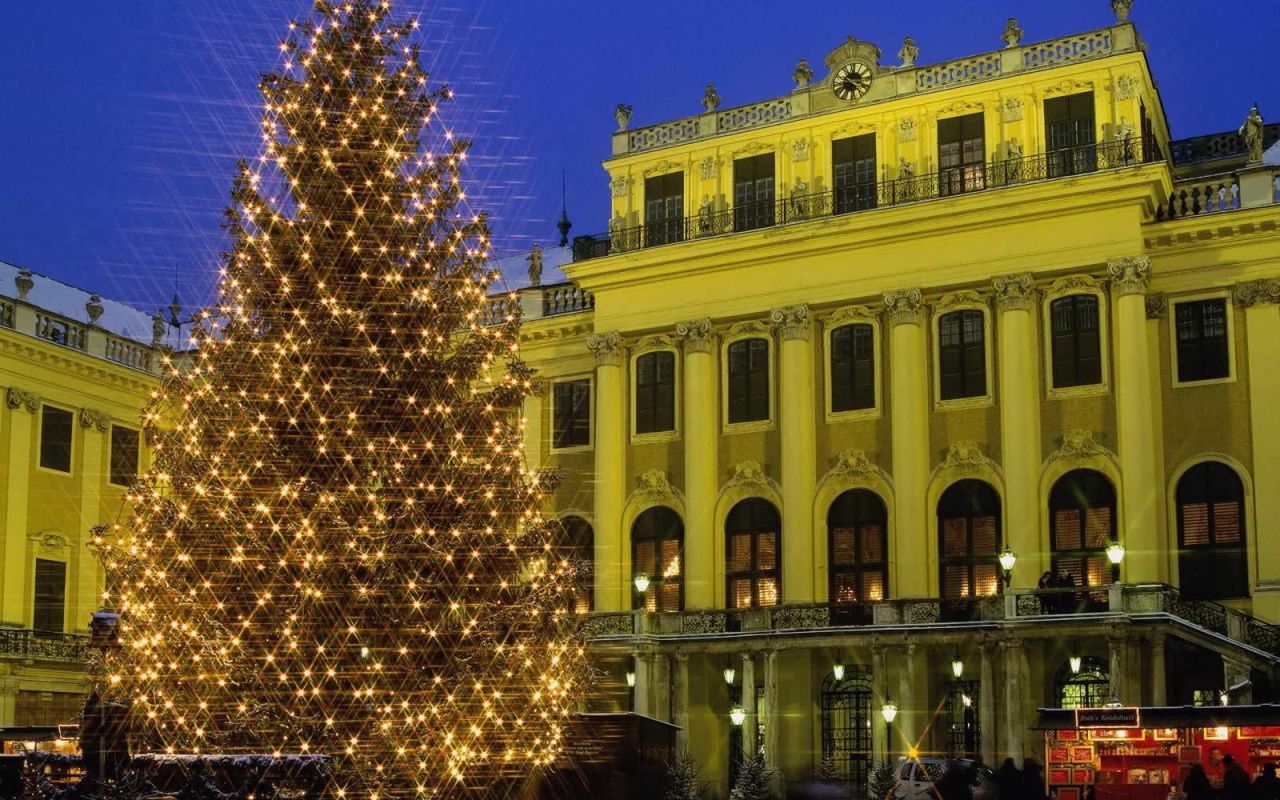 Рождество в городе Вена, Австрия