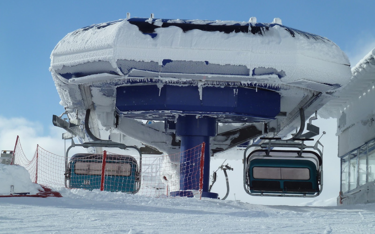 Подъемник на горнолыжном курорте Сант Антон, Австрия