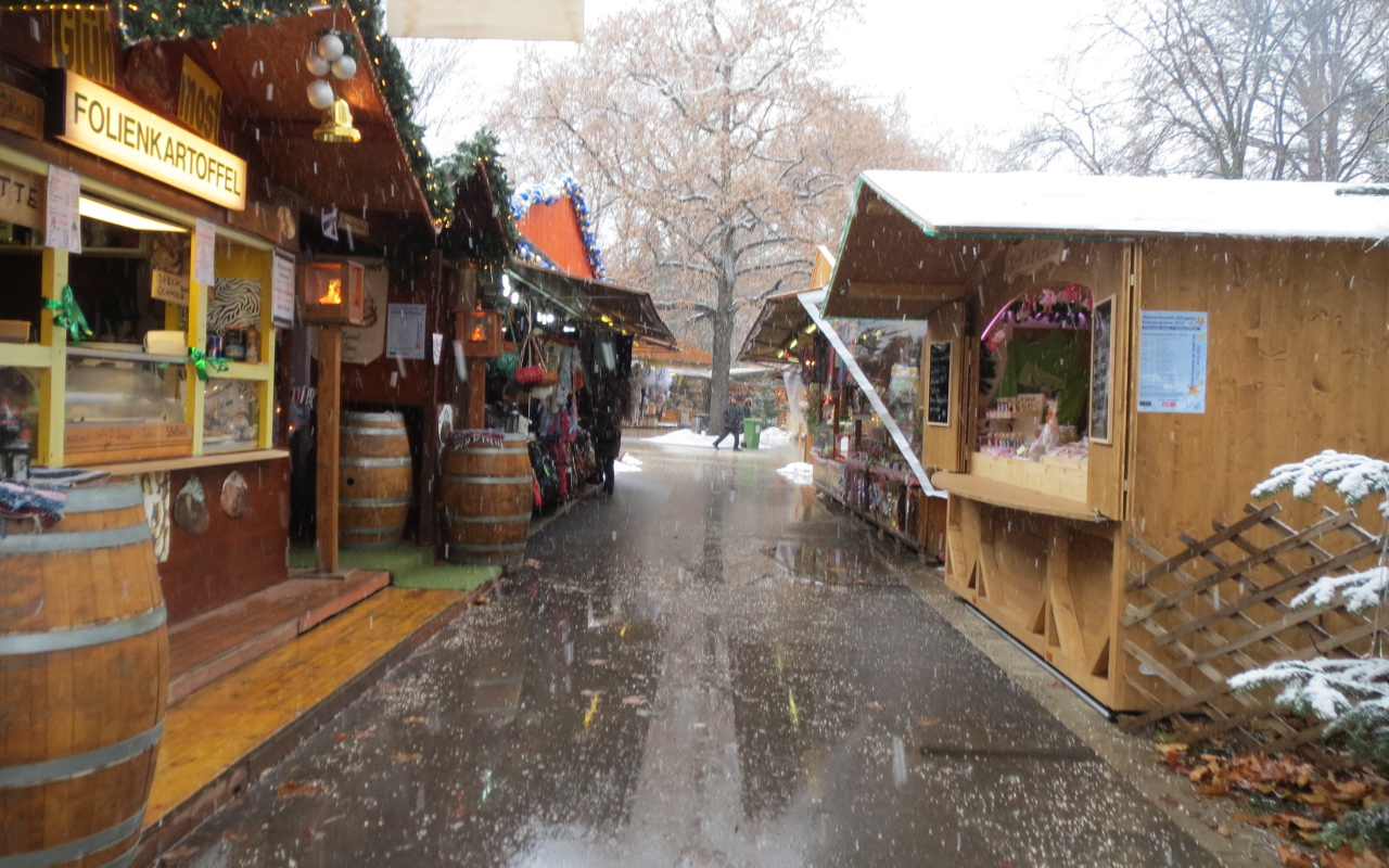 Рынок в городе Линц, Австрия