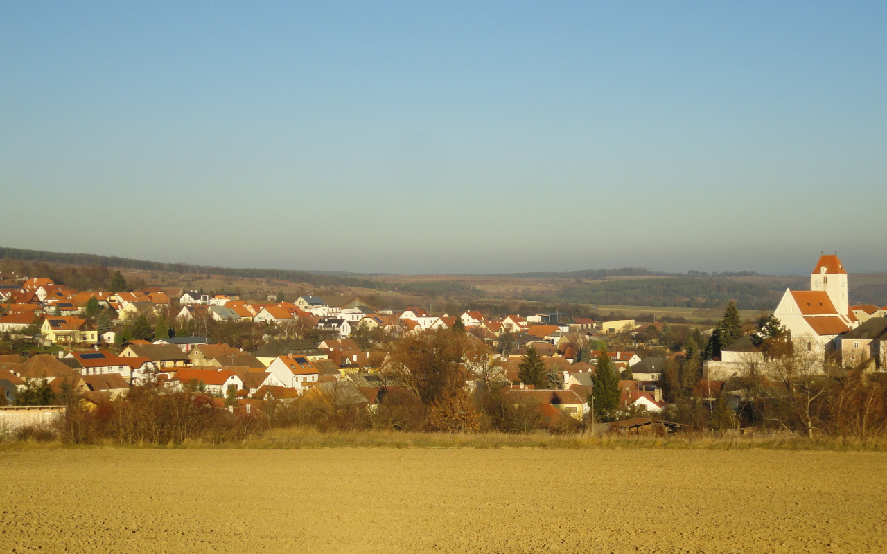 Панорама города Лэнгенфельд, Австрия