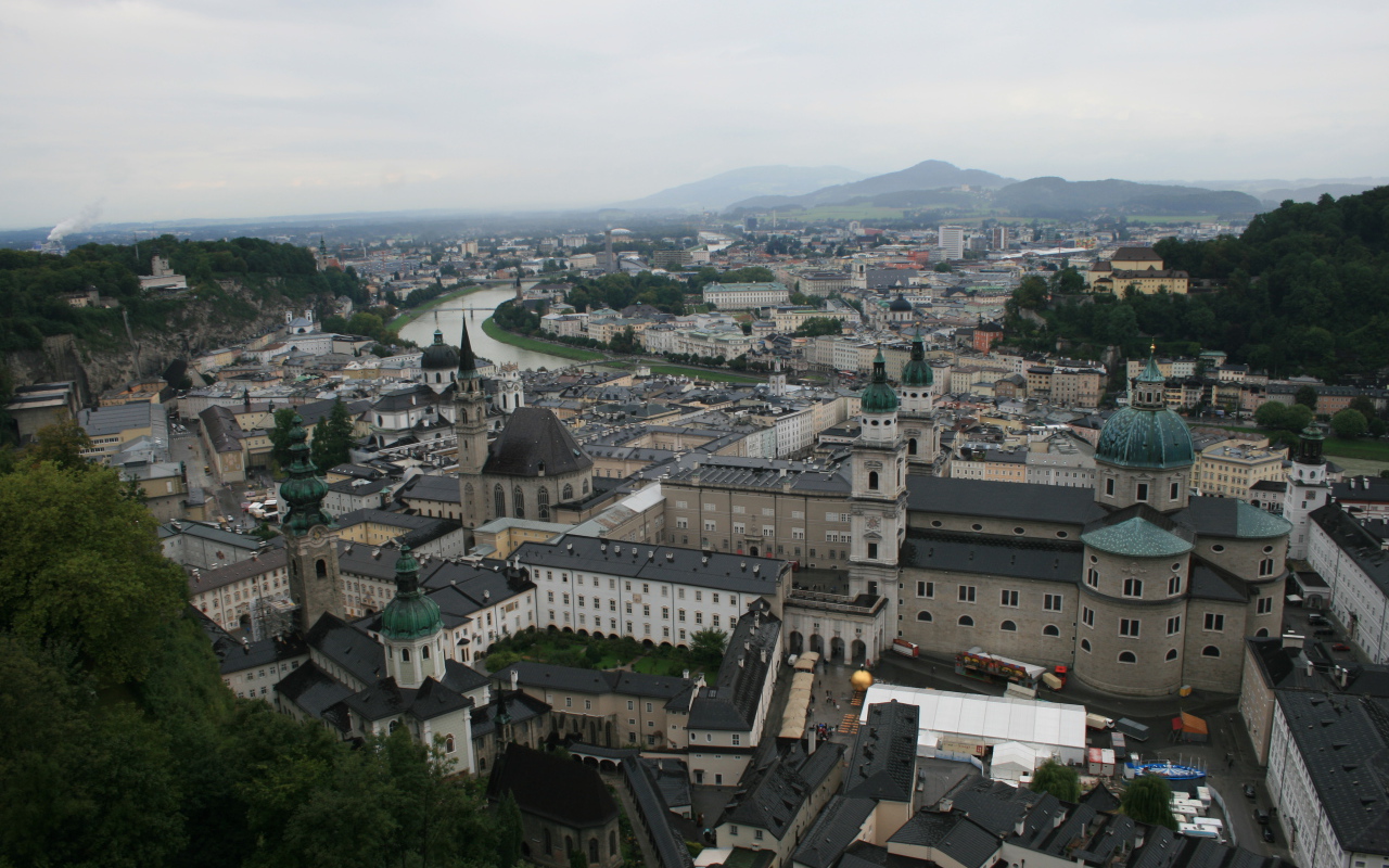Панорама города  Зальцбург, Австрия