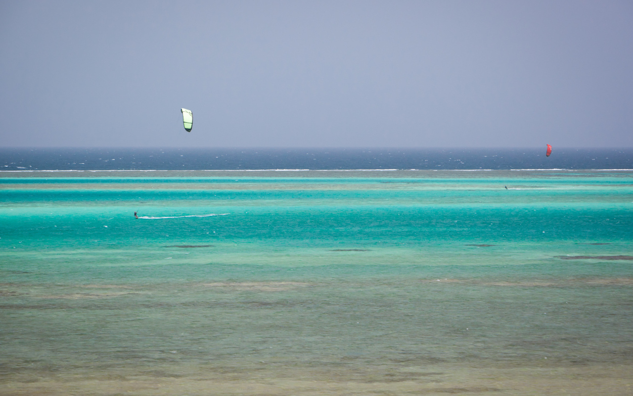 Голубая лагуна на курорте Марса Алам, Египет