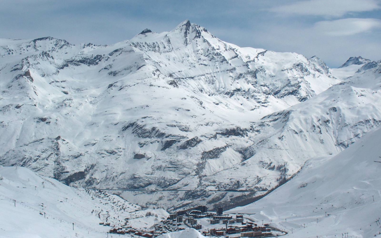 Альпы на горнолыжном курорте Тинь, Франция