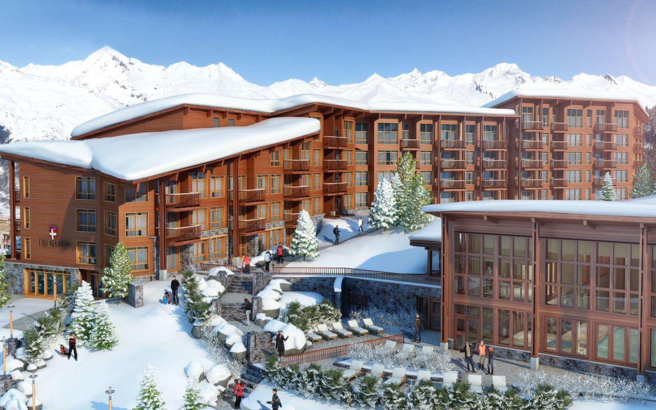 Отель Эденарк на горнолыжном курорте Лез Арк, Франция