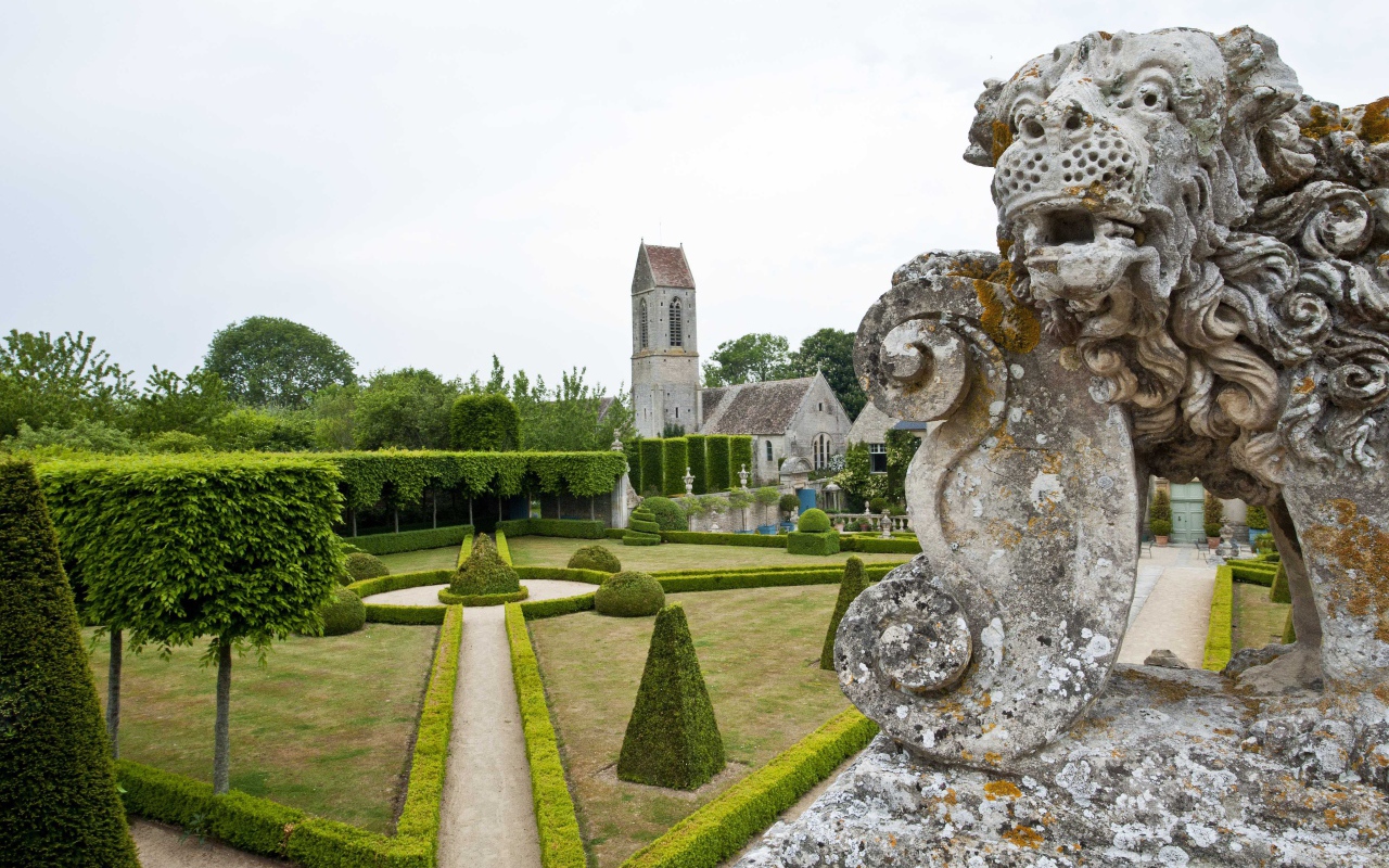 Парк в Нормандии, Франция