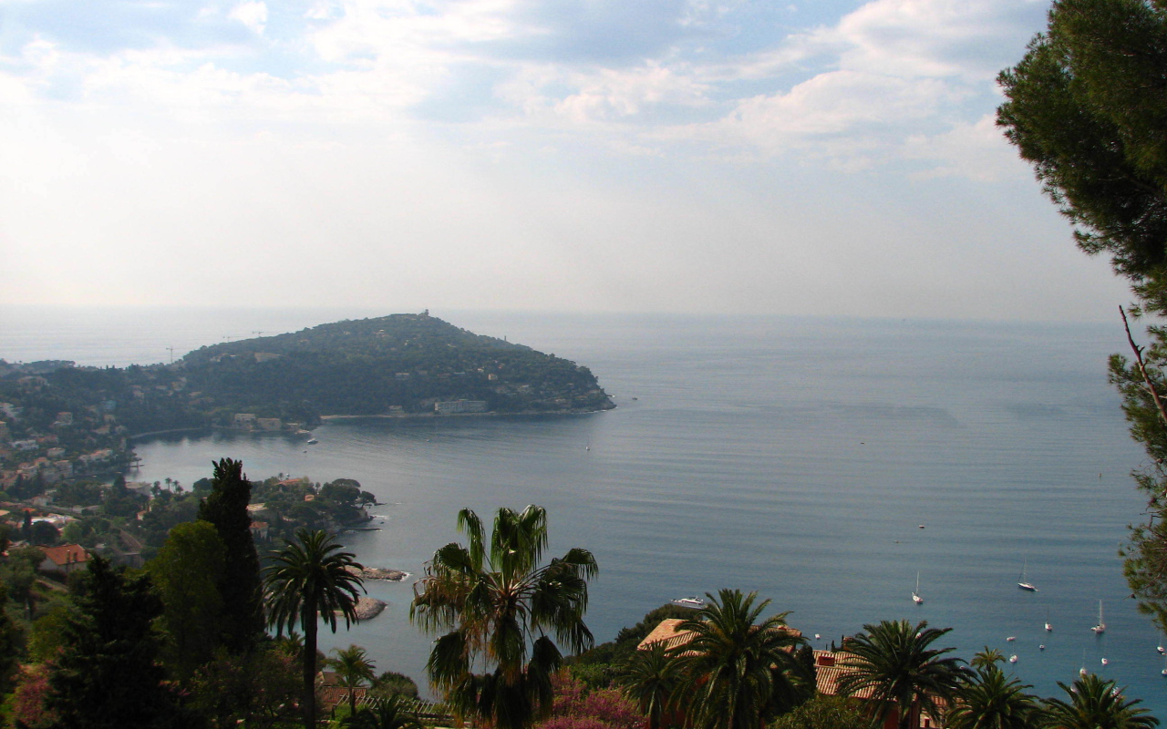 Полуостров на курорте Сен-Жан-Кап-Ферра, Франция