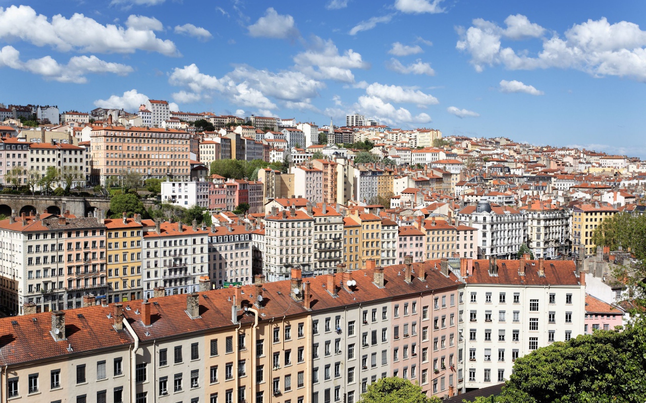 Город Лион, Франция