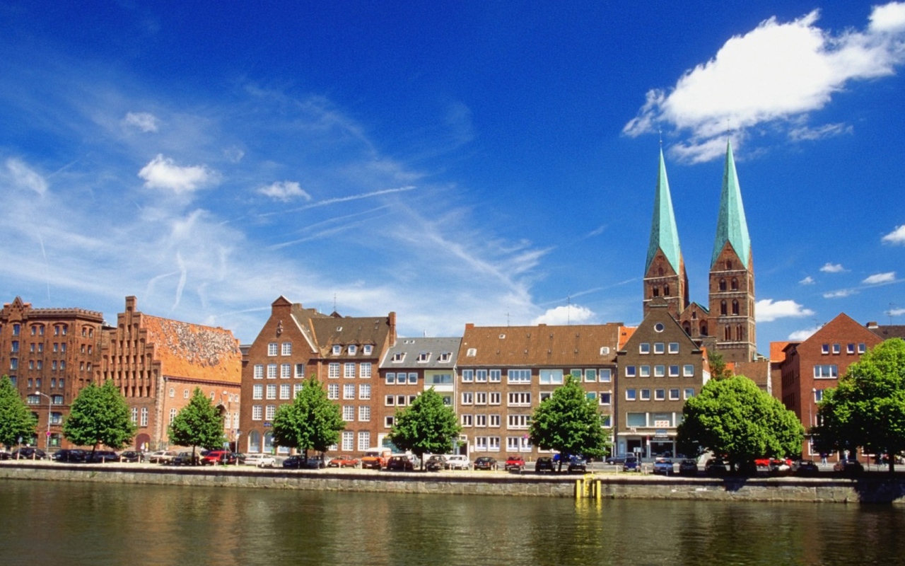 Старинная улица в Берлине