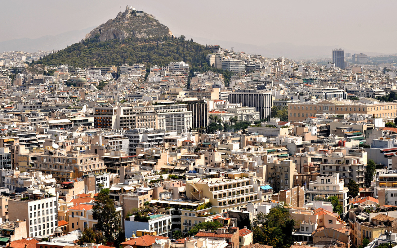 Гора в Афинах