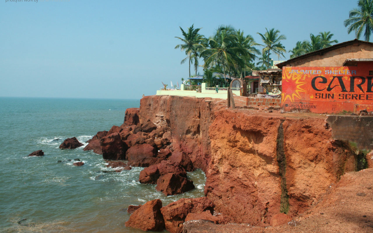 Красивый вид на Анджуну