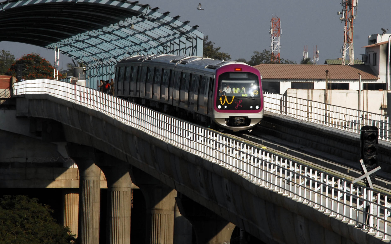 Наземное метро в Бангалоре