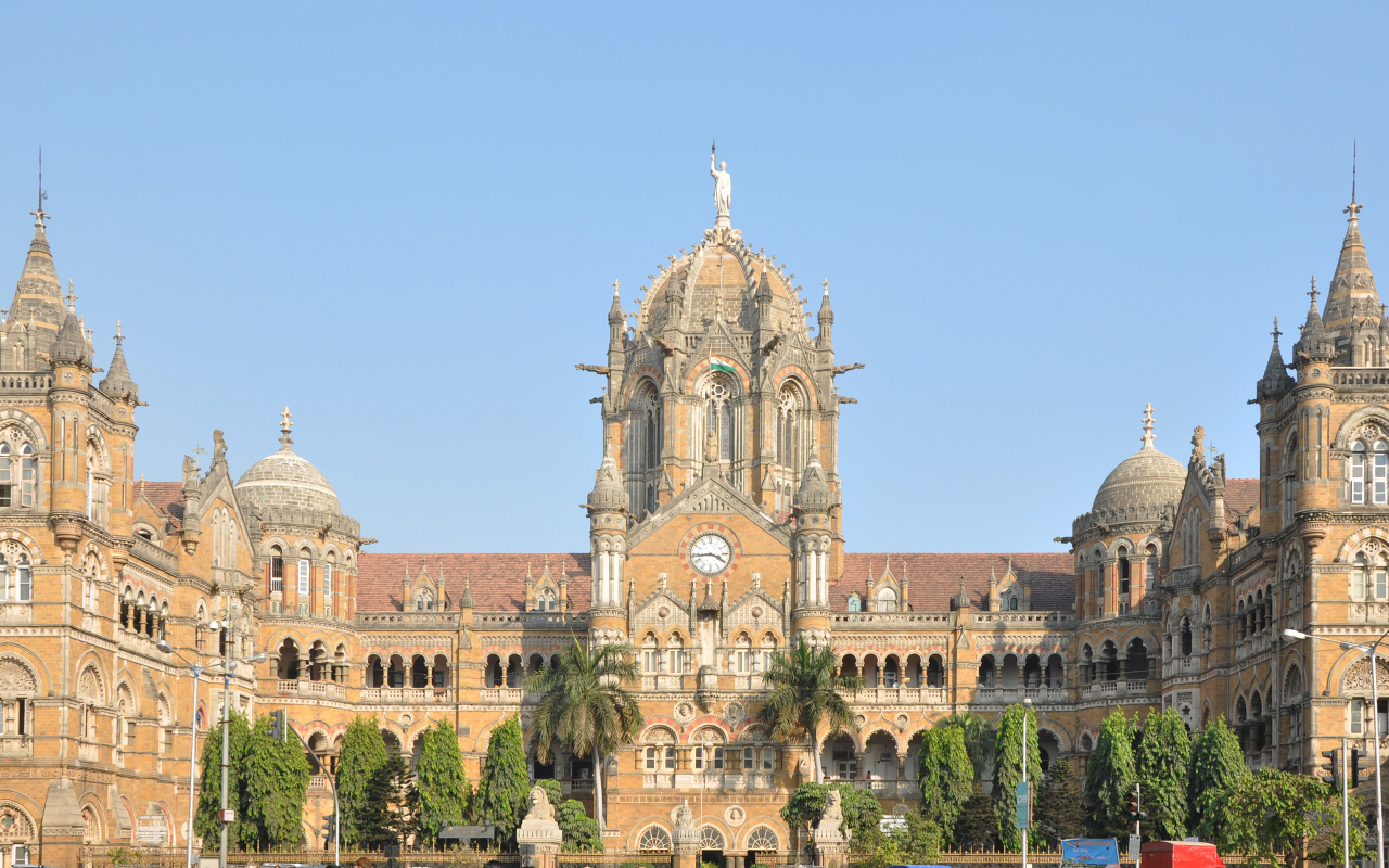 Железнодорожная станция в Мумбай