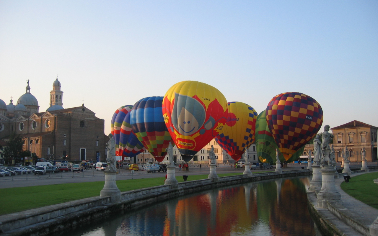 Фестиваль воздушных шаров в Падуе, Италия