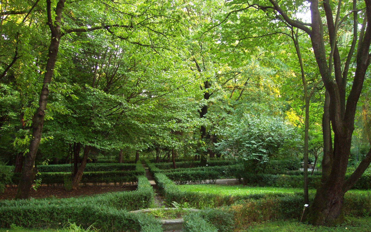 Ботанический сад в Парме, Италия