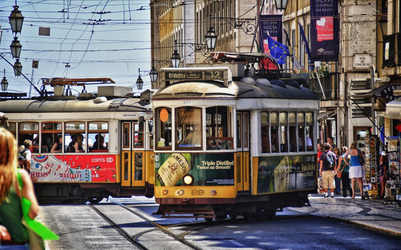Трамваи в Лиссабоне
