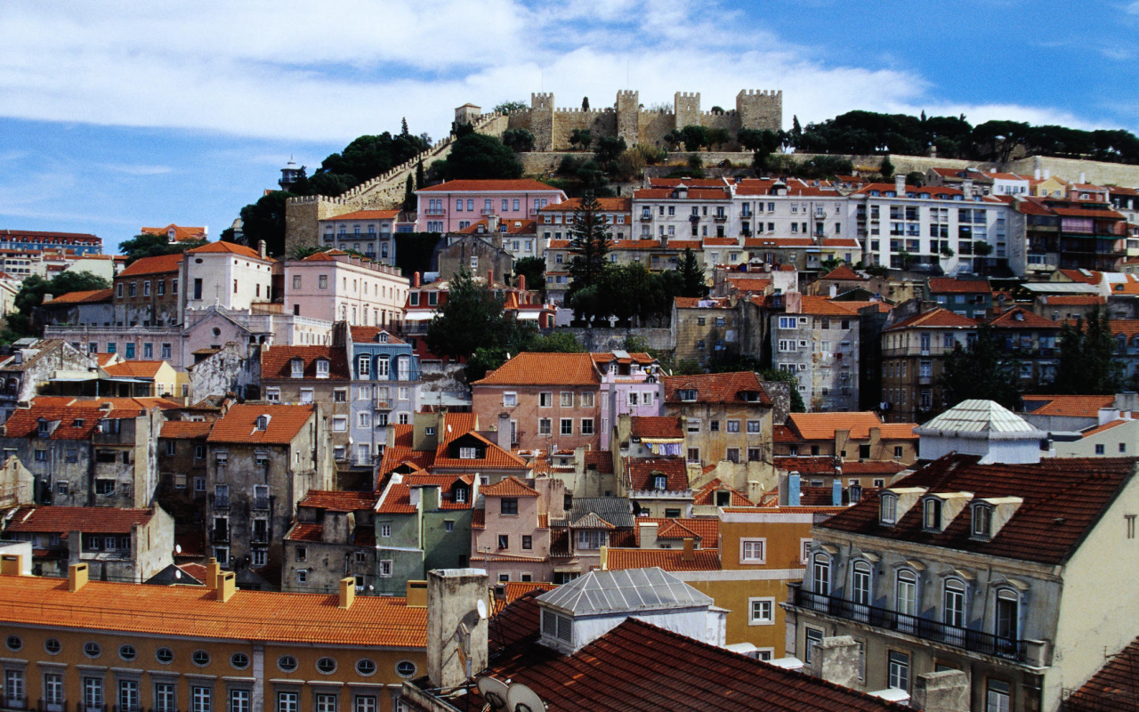 Вид на город Лиссабон
