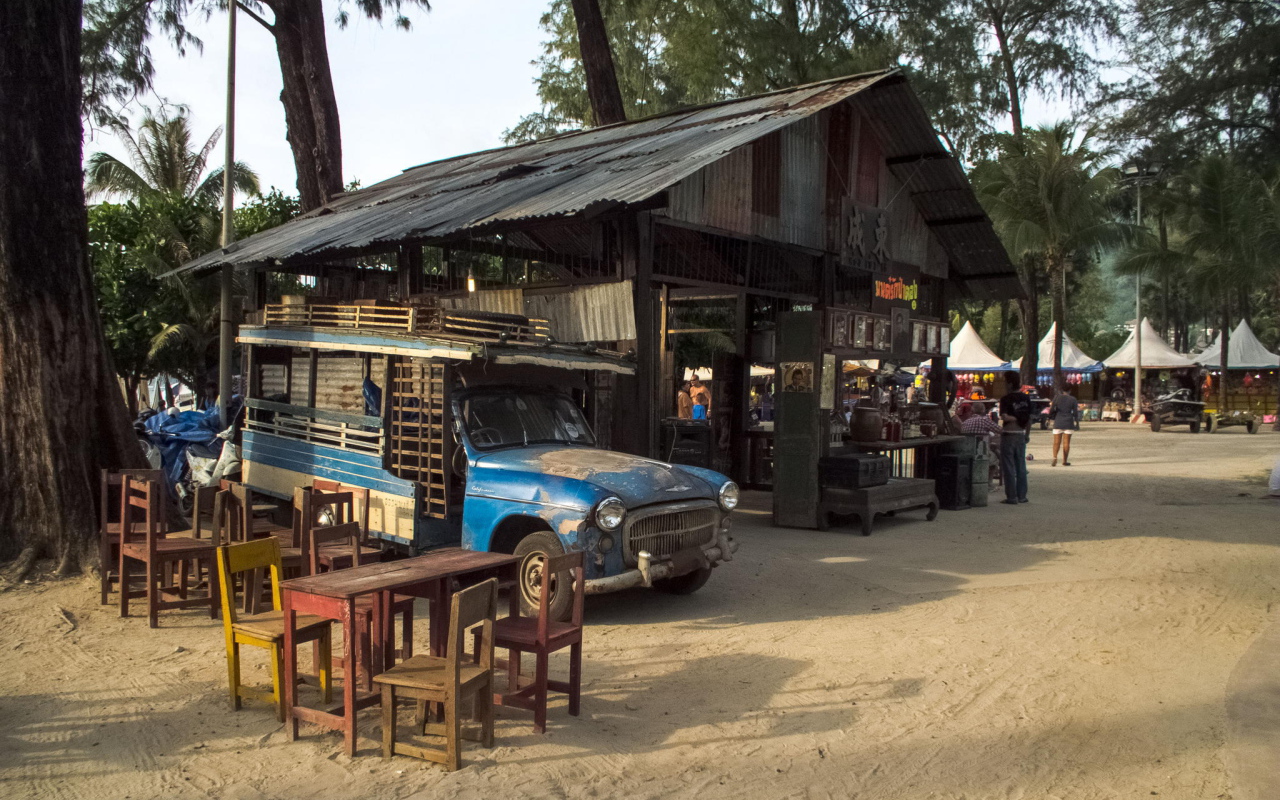 Городской рынок в Пхукете, Таиланд