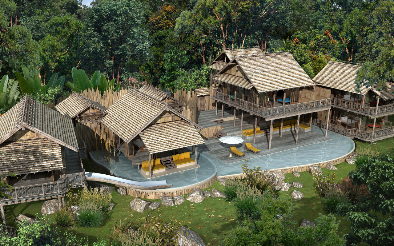 Гостиница на берегу моря на острове Ко Куд, Таиланд