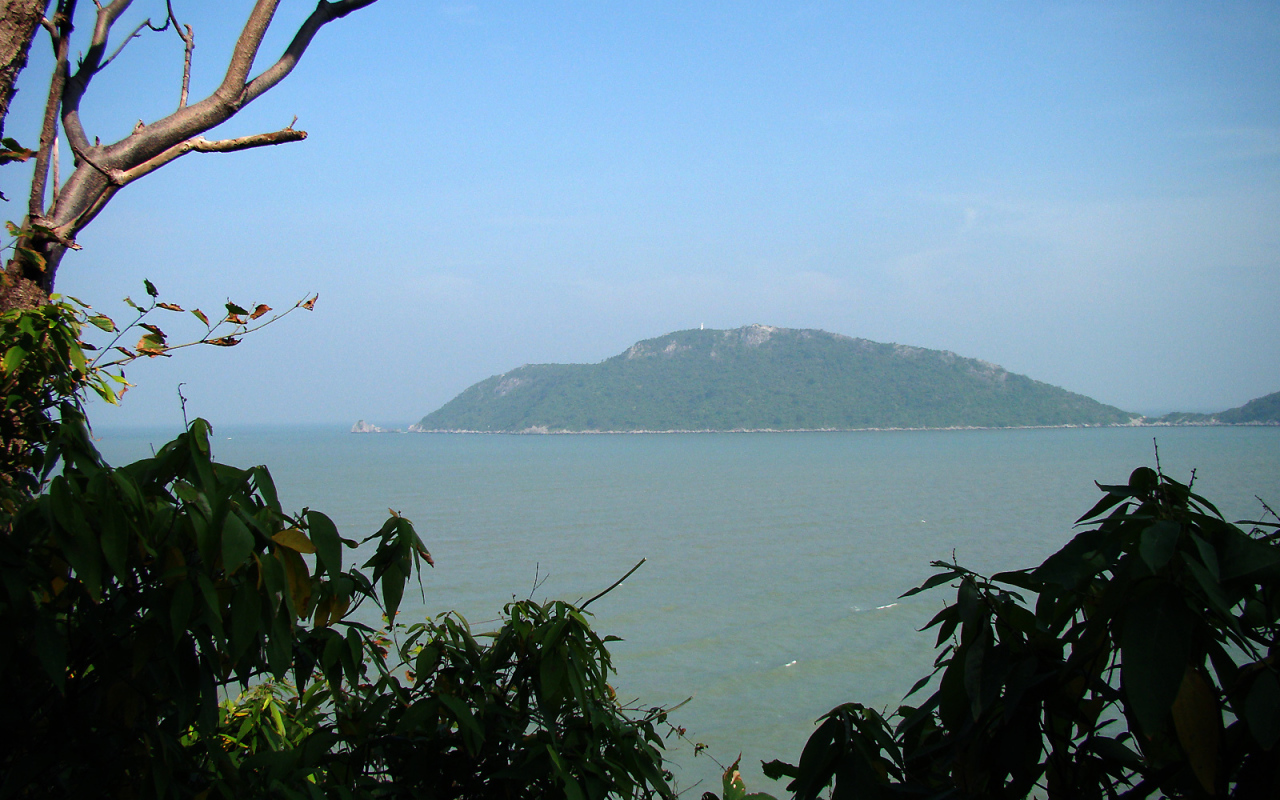 Вид на полуостров на курорте Хуа Хин, Таиланд