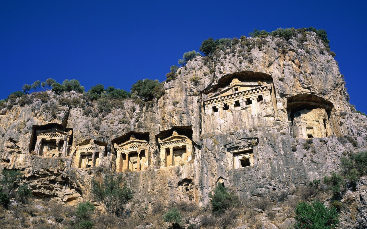 Древние здания в Мармарис, Турция