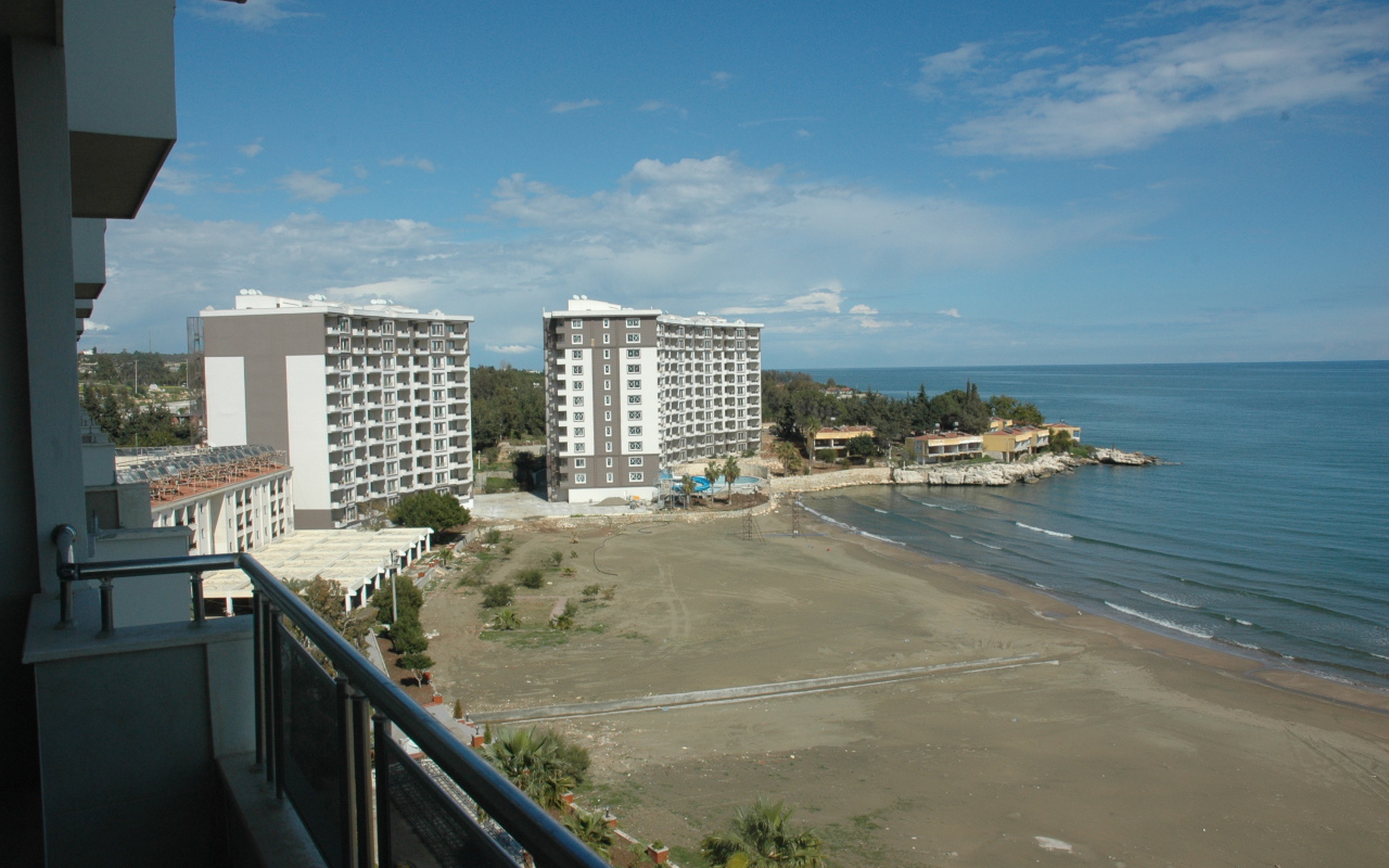 Вид с балкона отеля в Мерсине, Турция