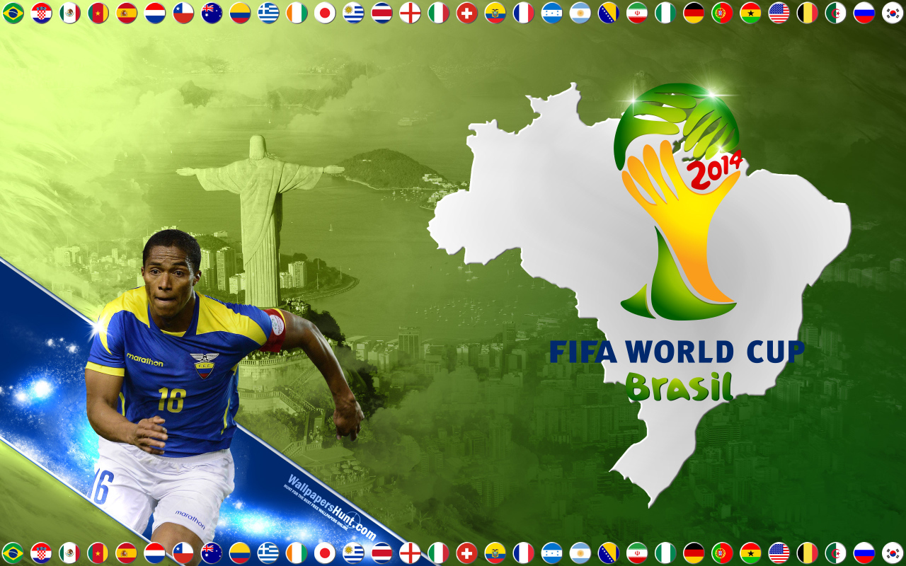 Antonio Valencia of Ecuador to the World Cup in Brazil 2014