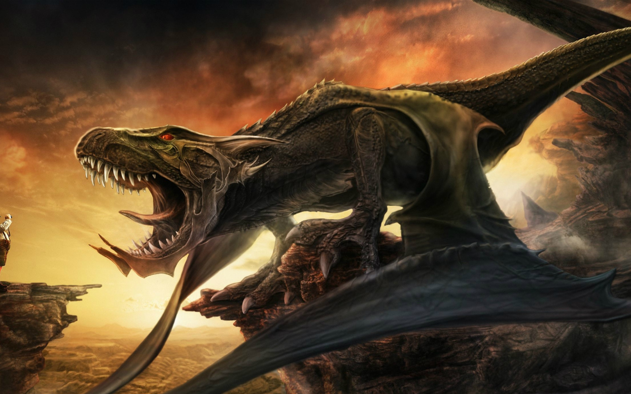 Смелый турист с фотоаппаратом