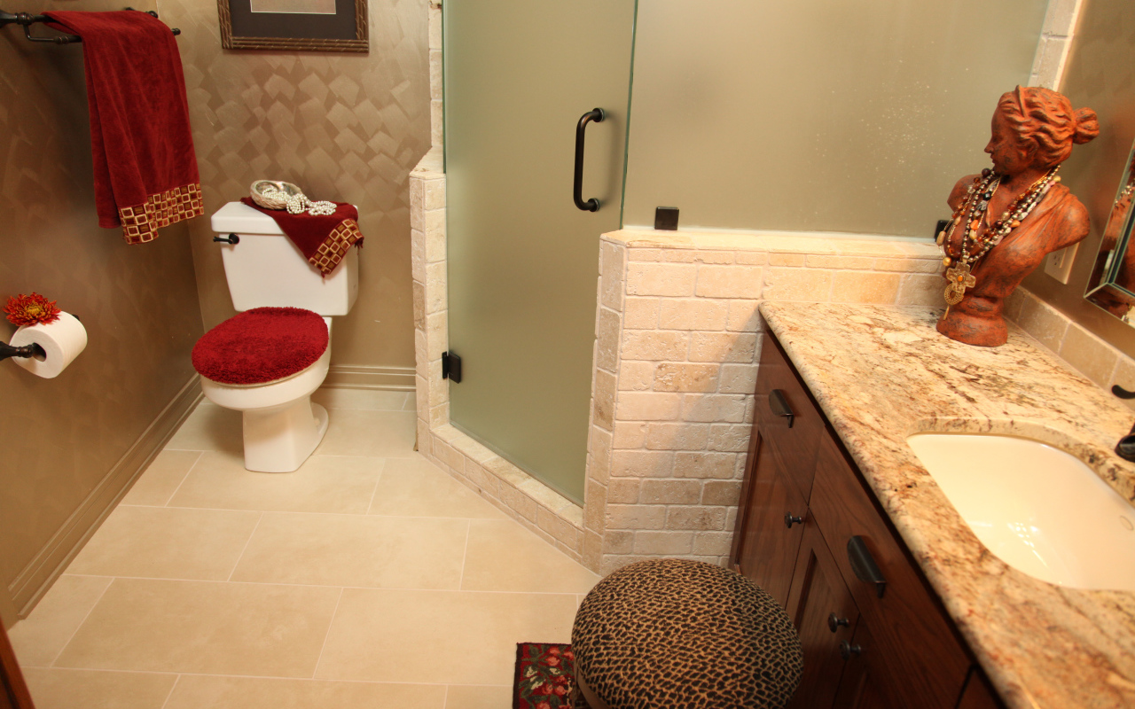 Уютная ванная комната