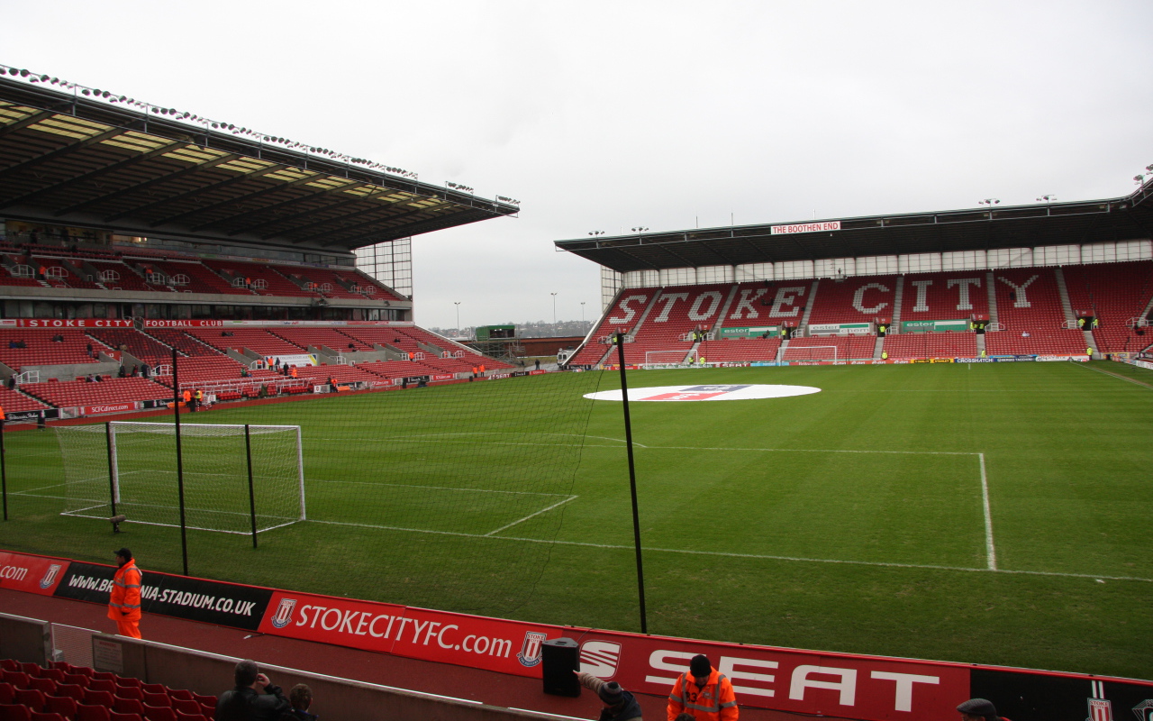 Известный ФК Англии Сток Сити