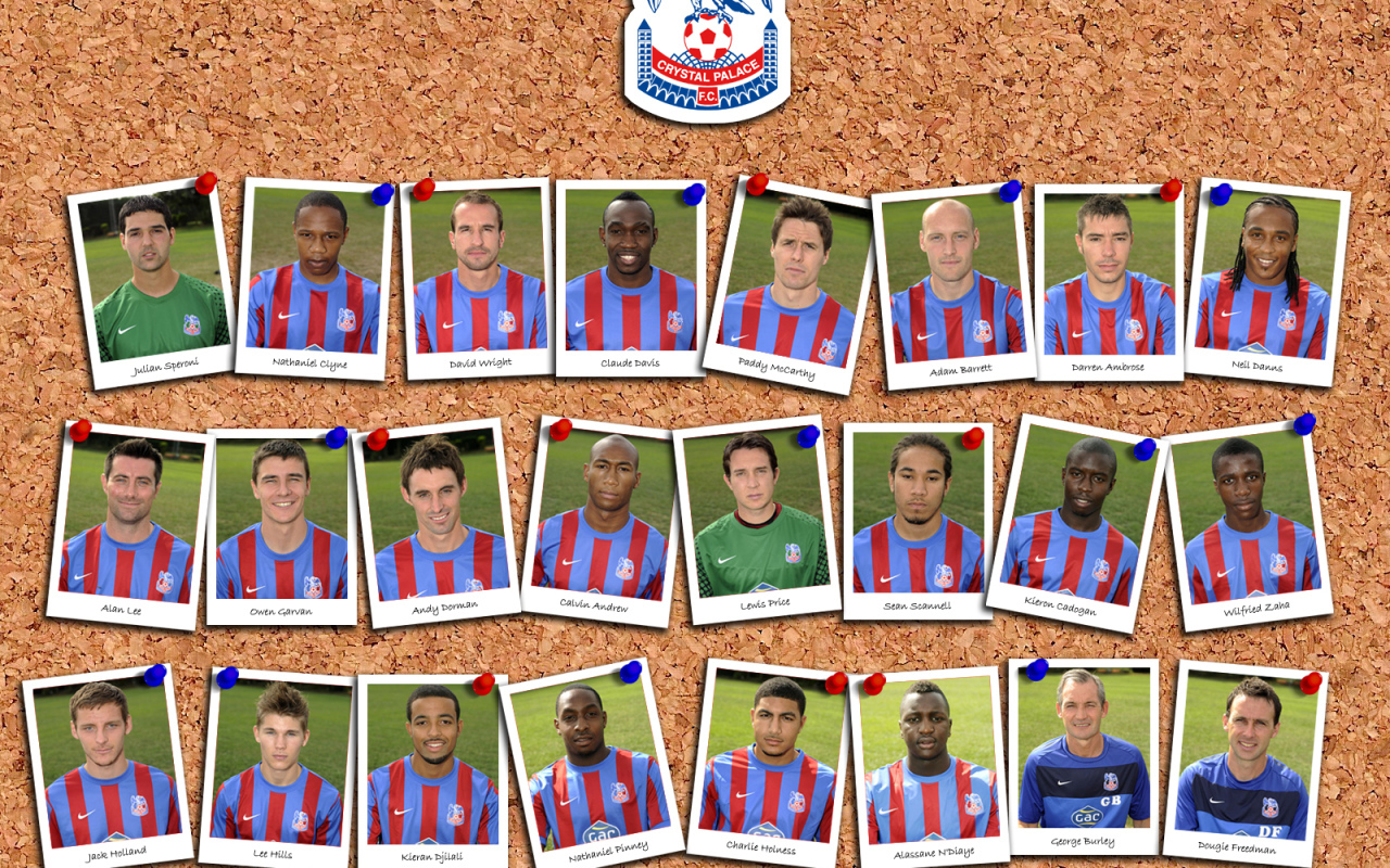 Известный Футбольный клуб Англии Кристал Пэлас