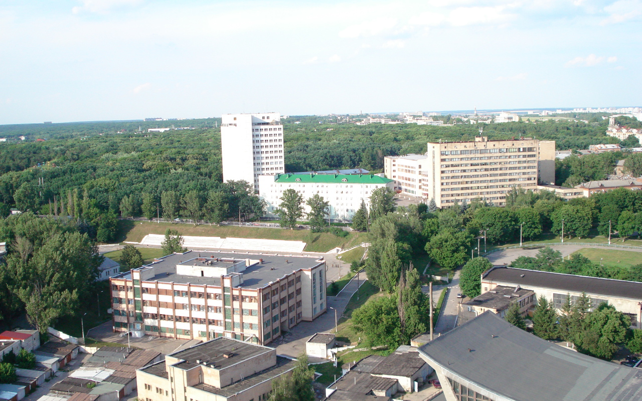 Харьков вид сверху