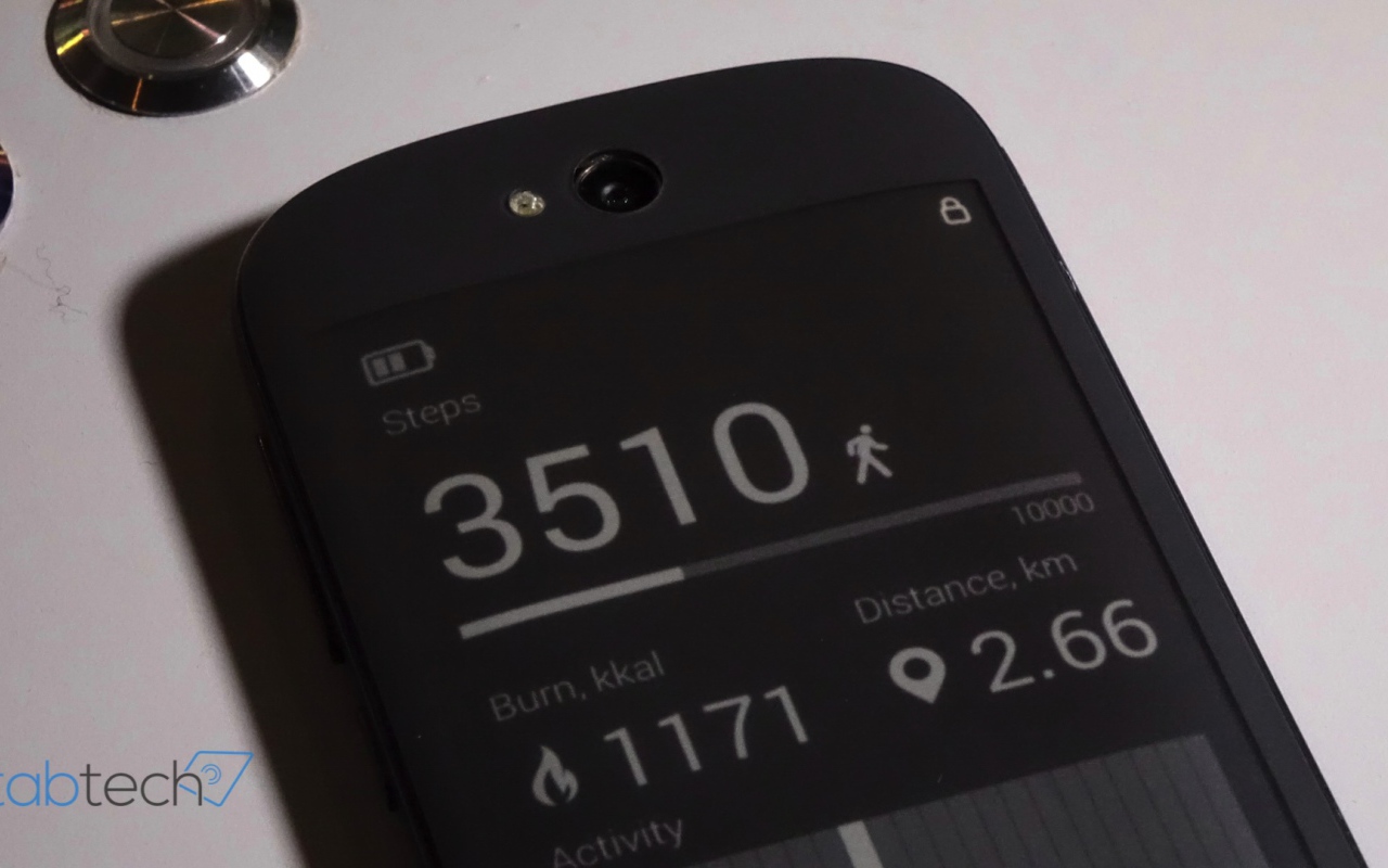 Измерение пройденного пути в YotaPhone 2