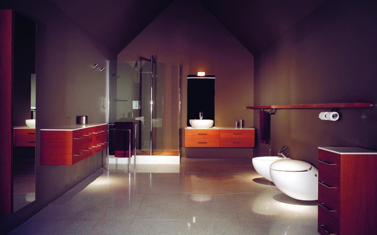 Романтическая атмосфера в ванной