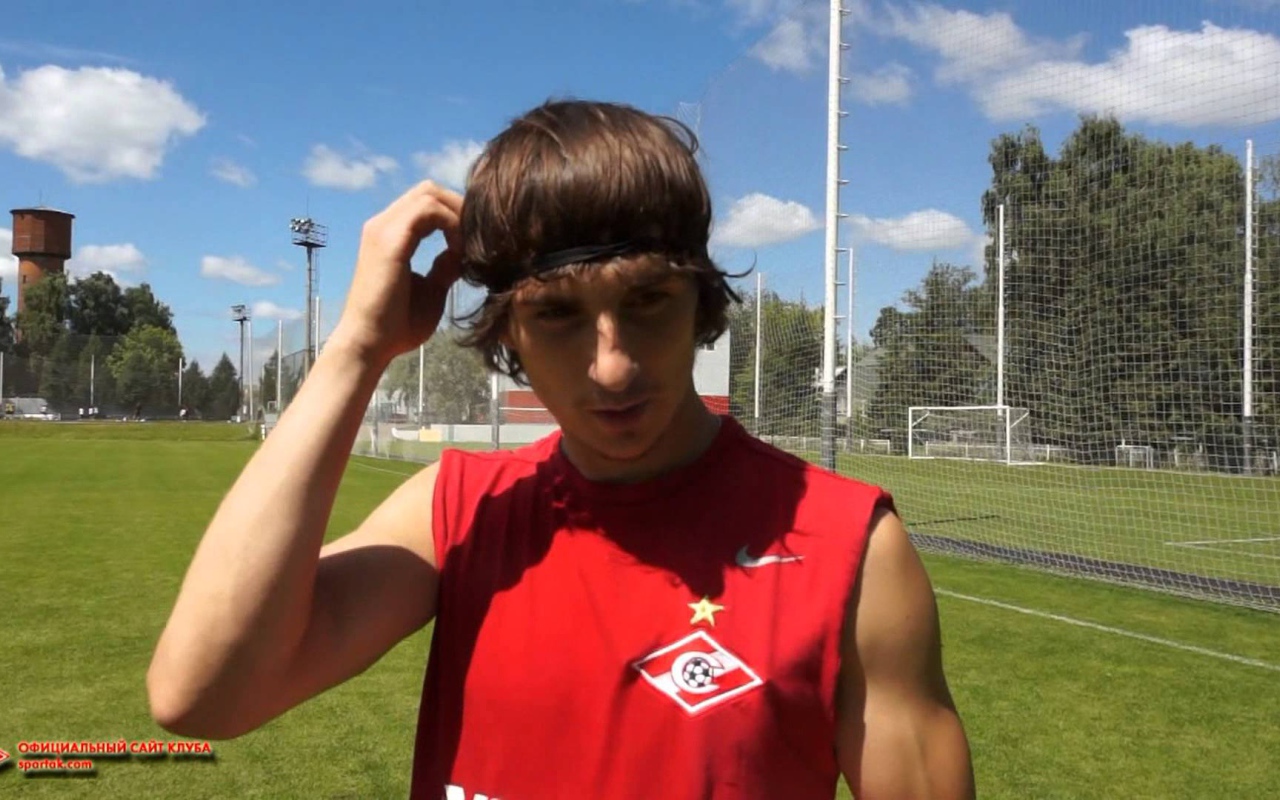 Нападающий Спартака Павел Яковлев