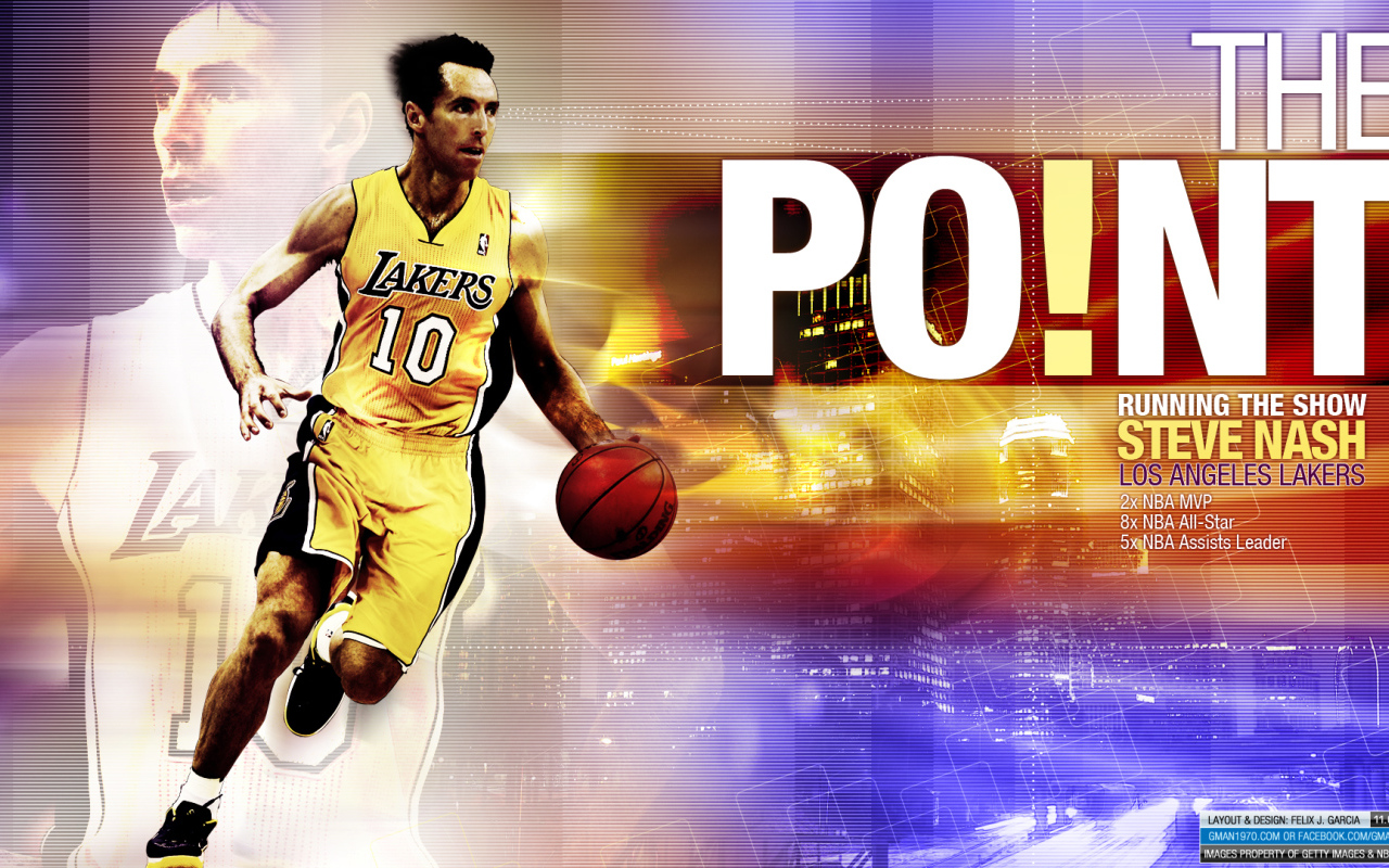 Стив Неш на баскетбольной площадке