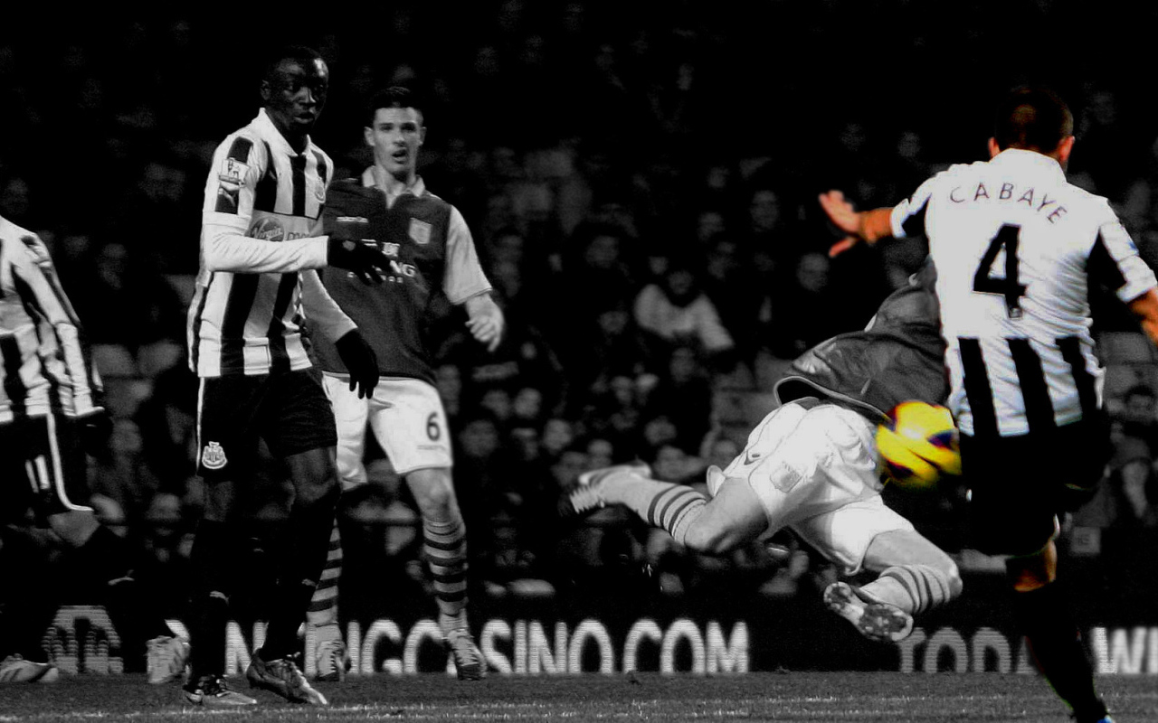 Возлюбленная футбольная команда Англии Ньюкасл Юнайтед