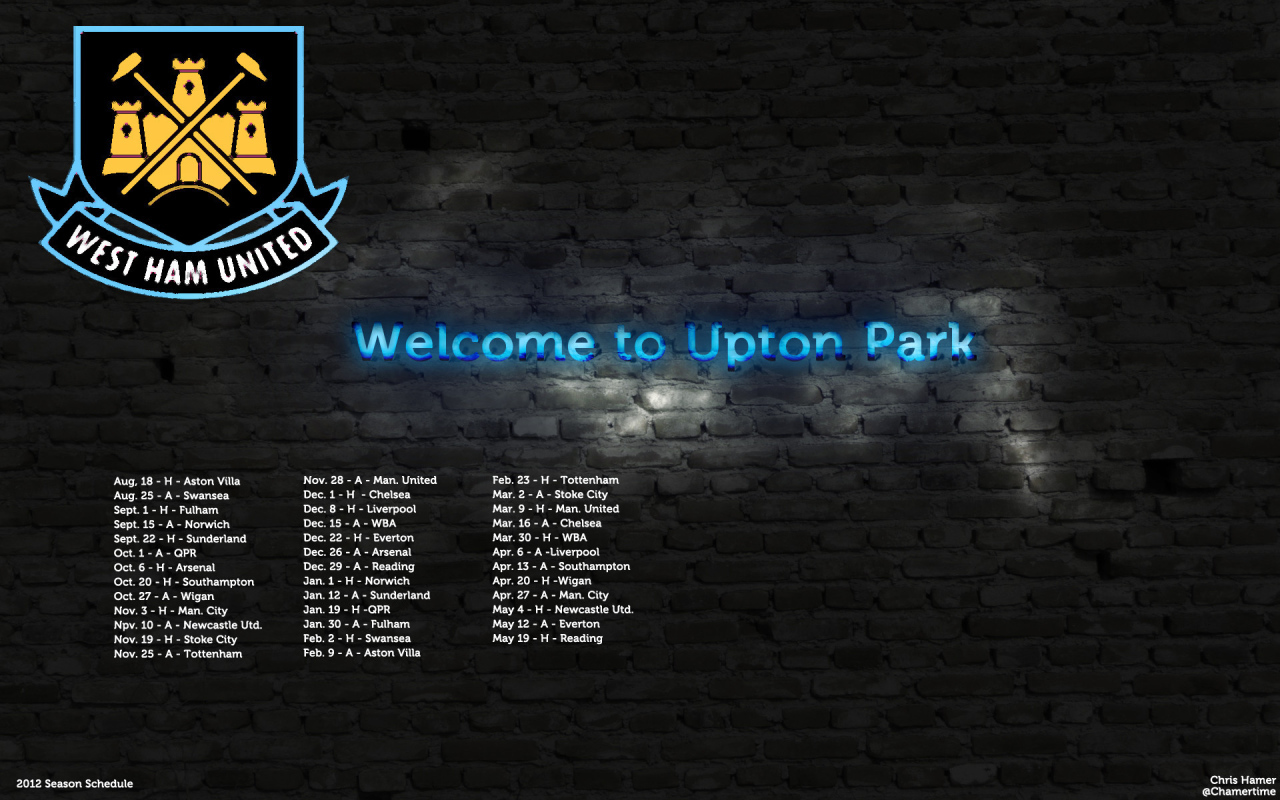 Футбольный клуб Англии Вест Хэм Юнайтед