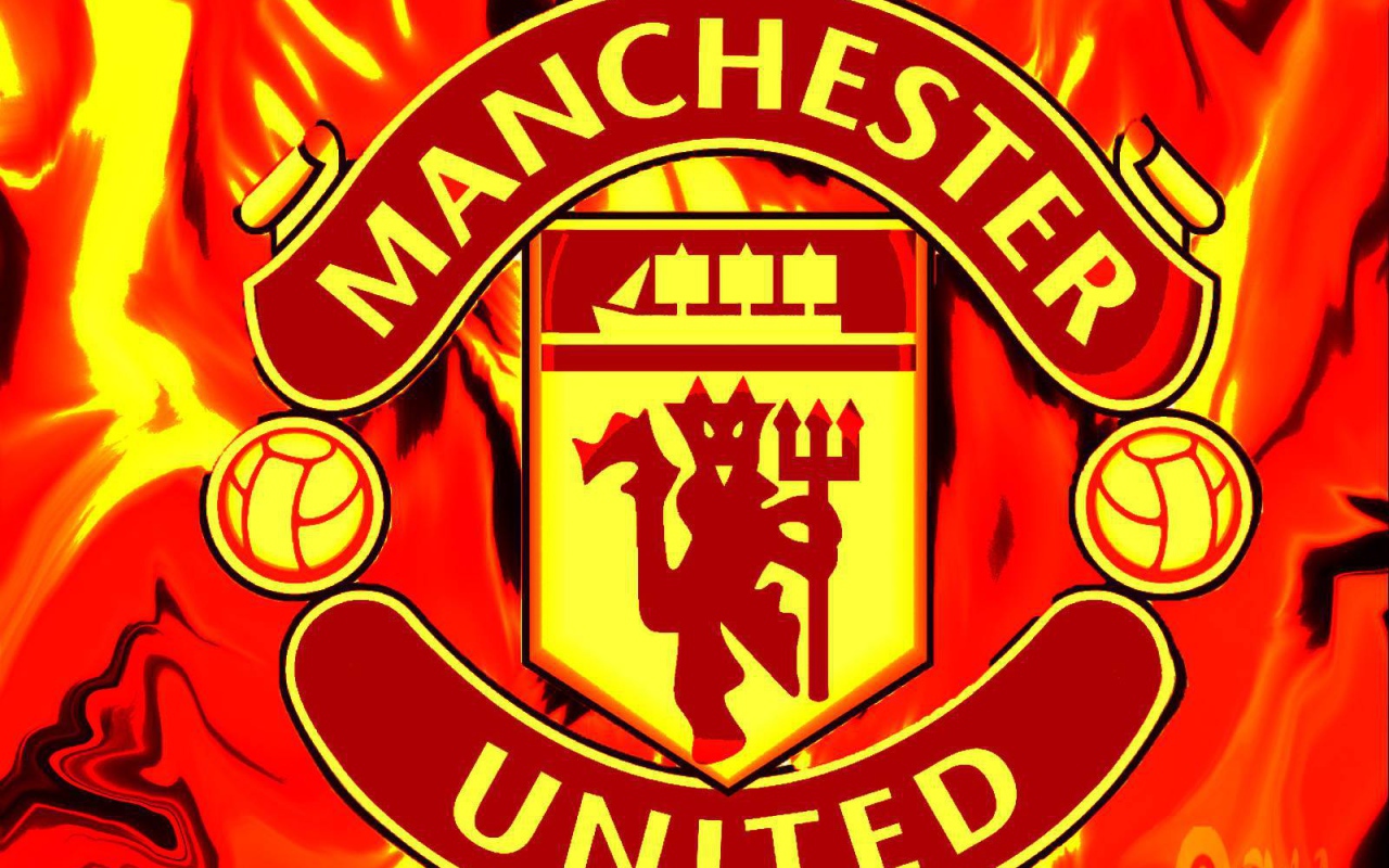 Популярная футбольная команда Манчестер Юнайтед