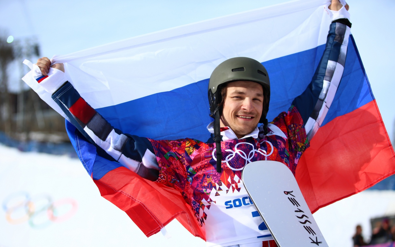 Обладатель двух золотых медалей в дисциплине сноуборд Вик Уайлд на олимпиаде в Сочи