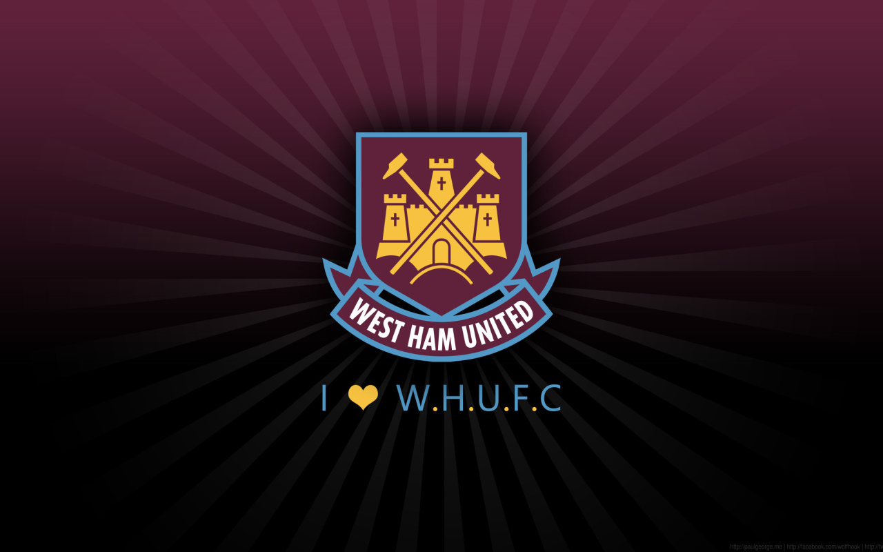 Известный футбольный клуб Англии Вест Хэм Юнайтед