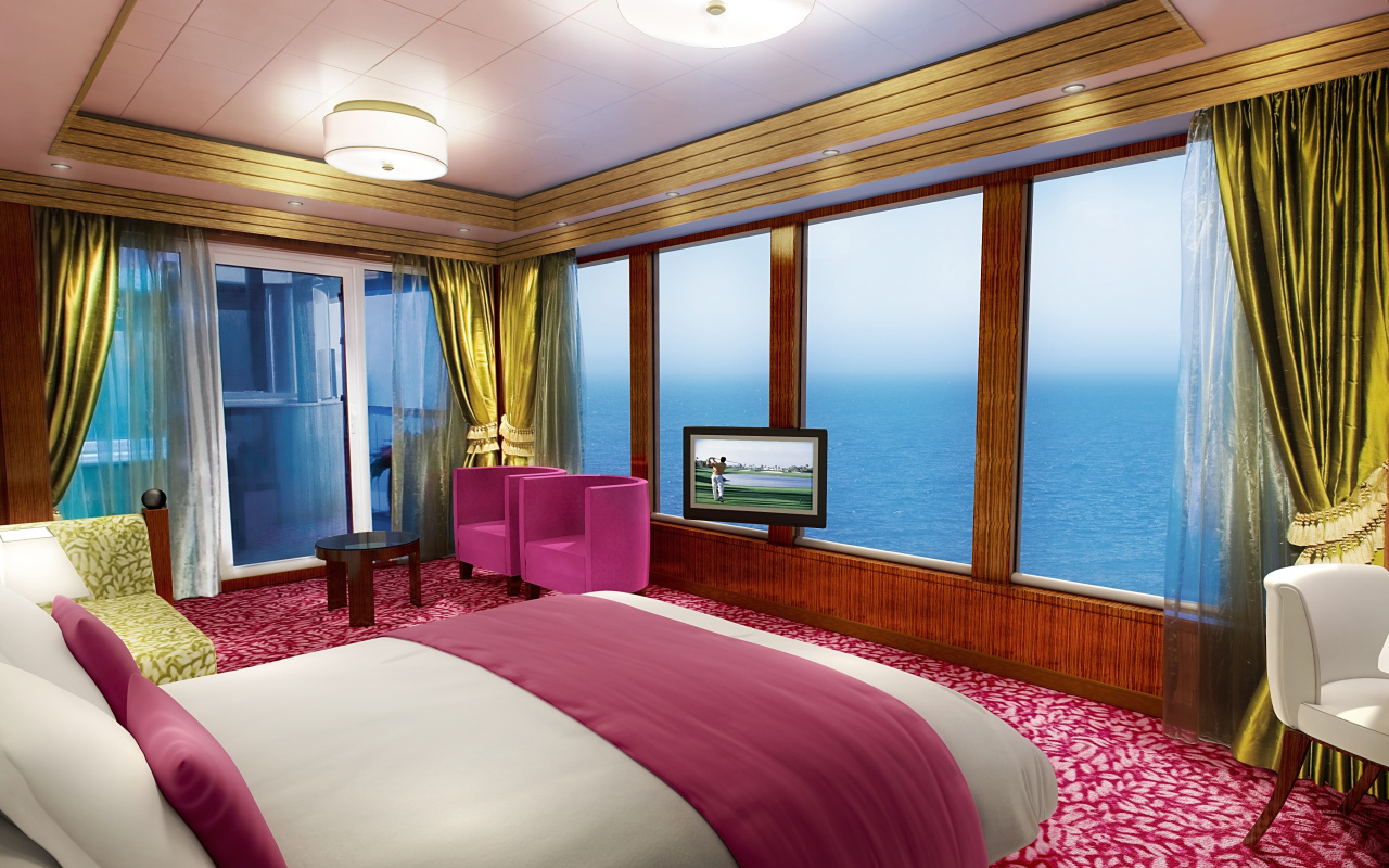 Розовая спальня